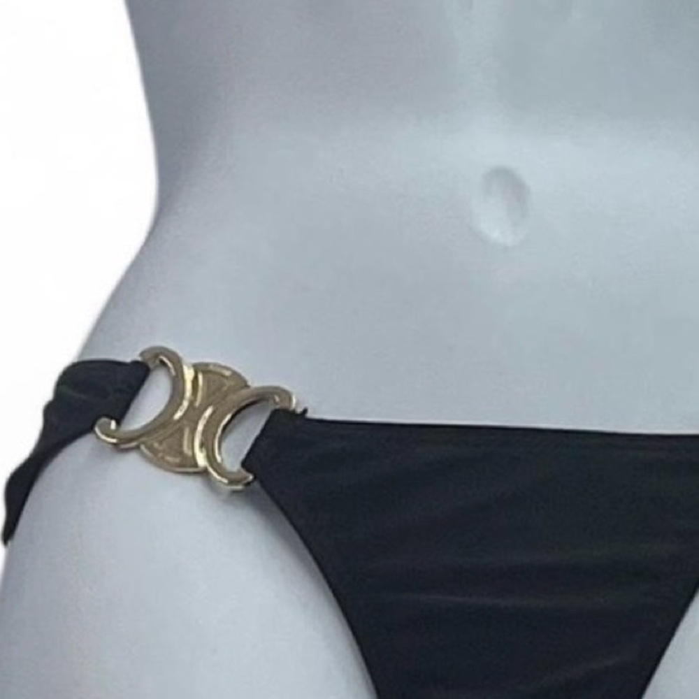 Celine Black Bikini with Gold Details - Picture 3 of 3